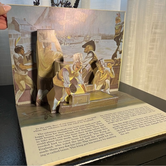 Vintage 1962 Wagner Living America The Declaration of Independence pop-up book - Picture 3 of 8